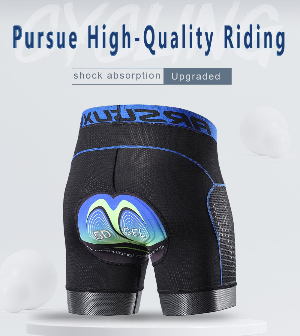 Men's 5D Gel Padded Cycling Shorts