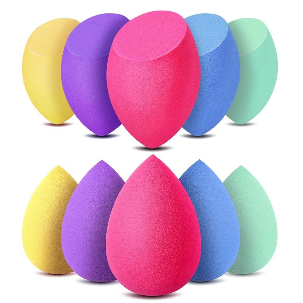 Professional Womens Blender Makeup Sponge Face Puff Powder Dry and Wet For Liquid Cream Make Up Sponges Cosmetics Colorful Soft Design
