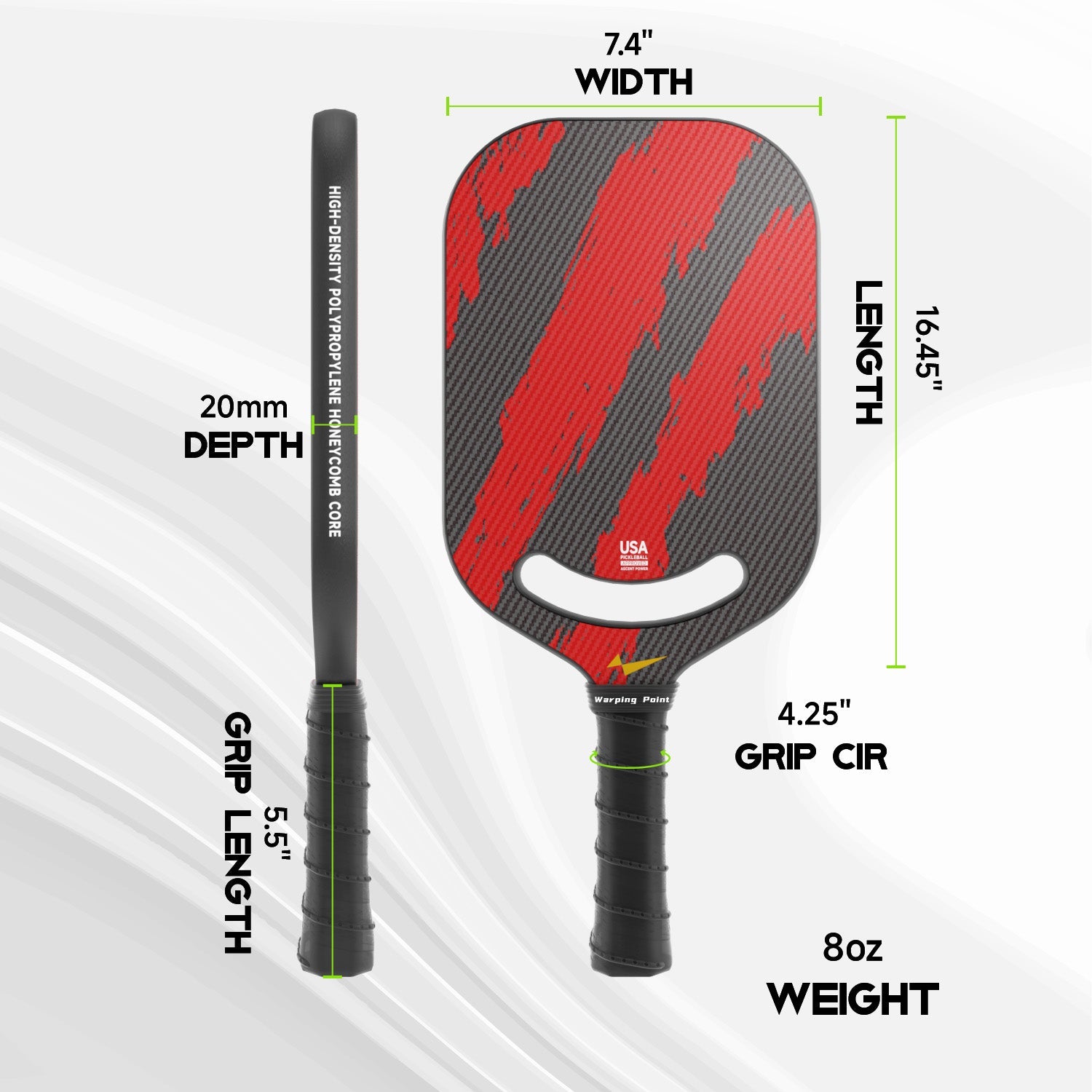 Ascent Pickleball Paddle - Power