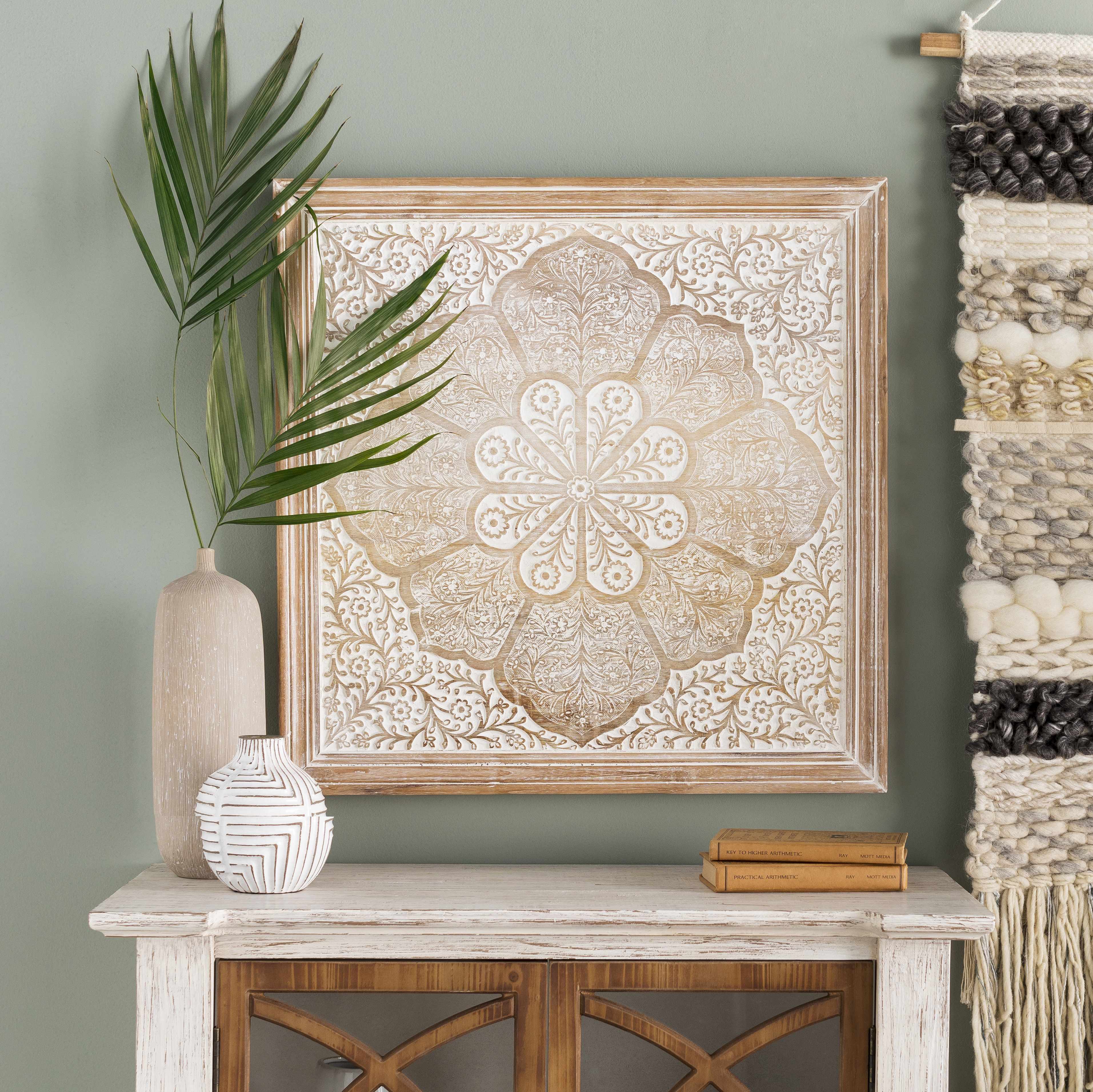 Roslindale Wood-Frame Wall Art Piece - Clearance