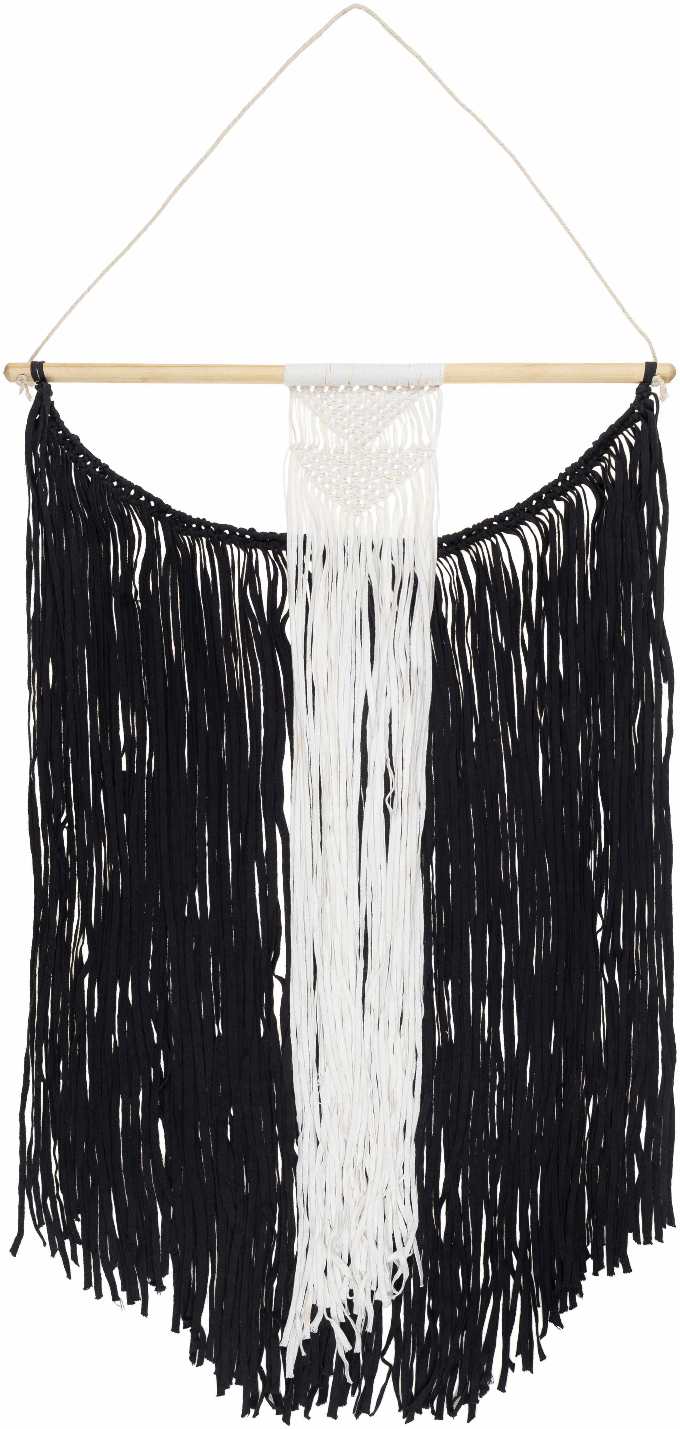Rosebank Boho Black and White Wall Hanging - Clearance