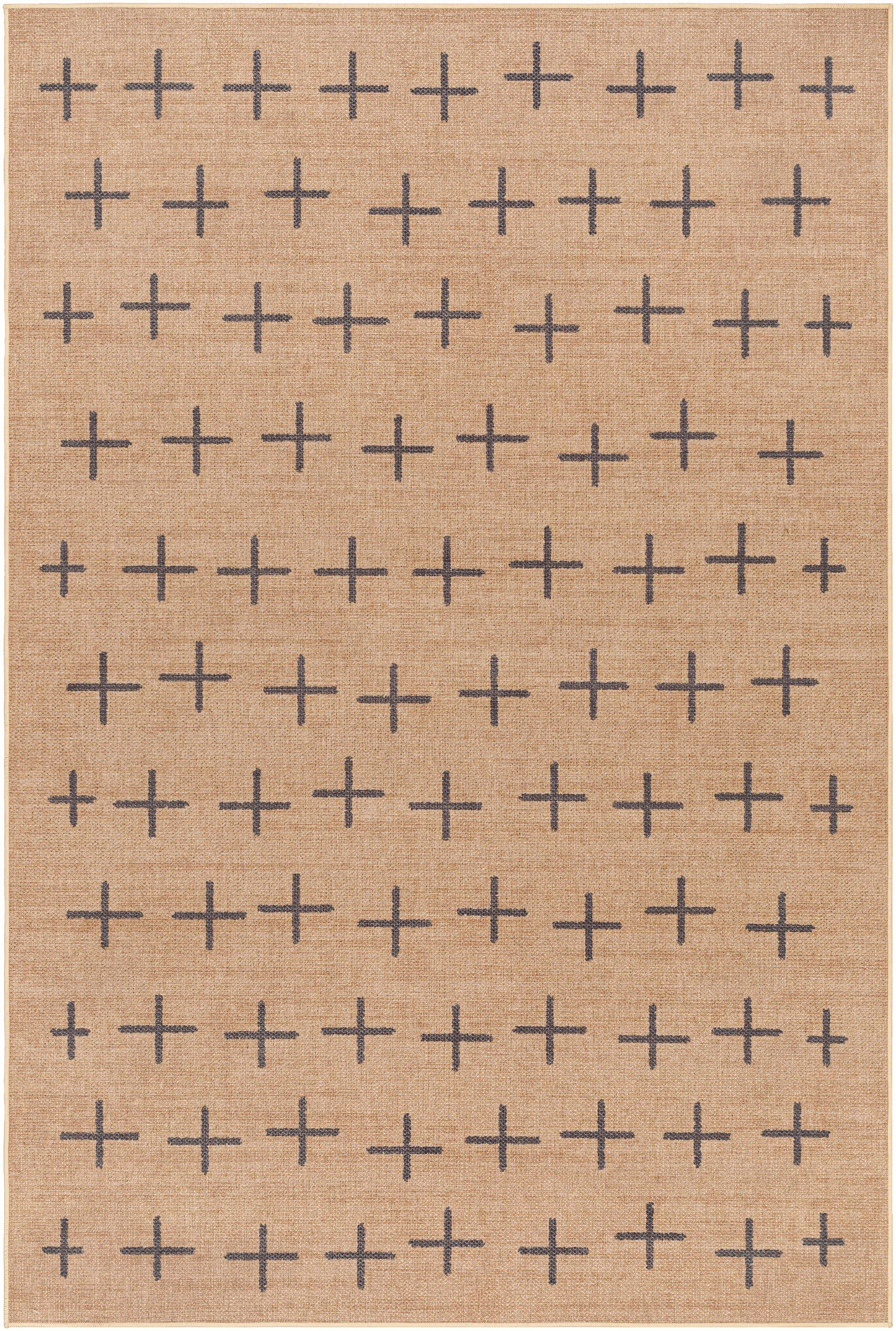 Haimi Black Washable Jutely Rug - Clearance