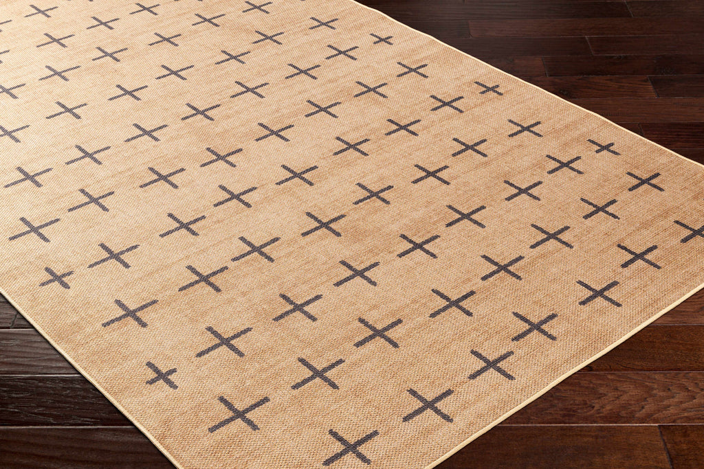 Haimi Black Washable Jutely Rug - Clearance