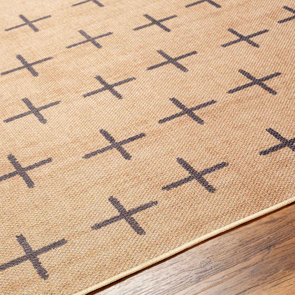Haimi Black Washable Jutely Rug - Clearance