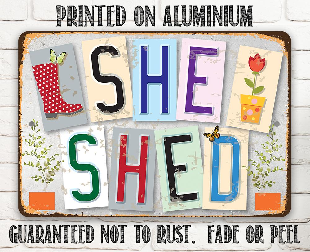 She Shed - Metal Sign