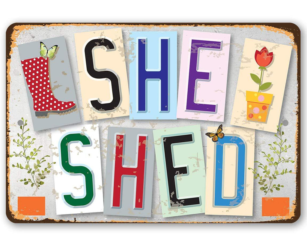 She Shed - Metal Sign