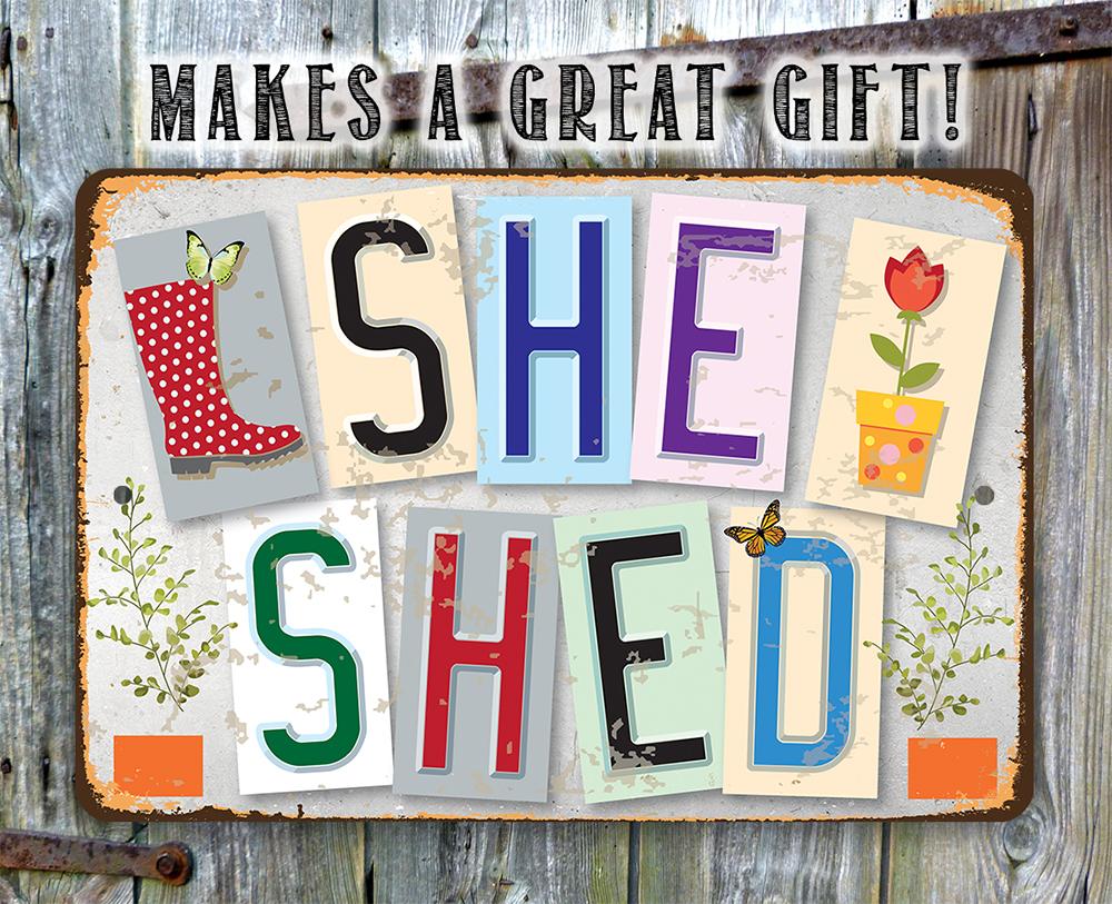 She Shed - Metal Sign