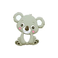 Silicone Teether Animal Koala Baby Teether Pendant Food Grade BPA Free Baby Teething Chew Charms Silicone Beads Toy