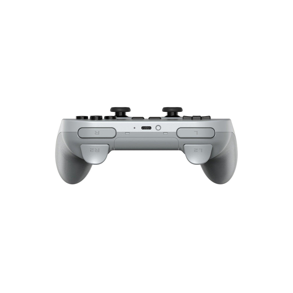 Simple Pure White Bluetooth Joystick Gamepad Controller Compatible With PC Monitor Laptop Tablet