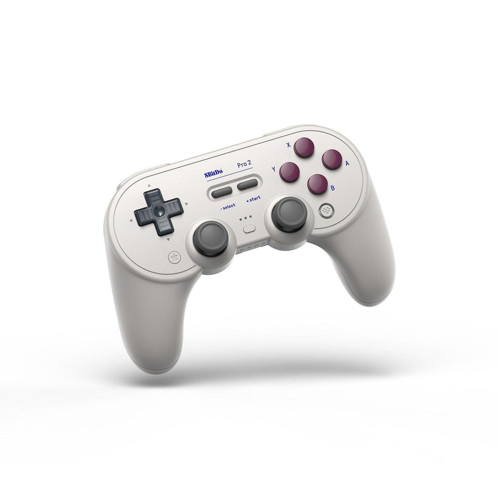 Simple Pure White Bluetooth Joystick Gamepad Controller Compatible With PC Monitor Laptop Tablet