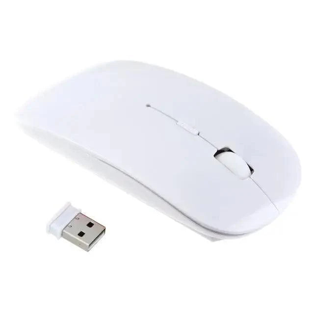Simple Thin 1600 DPI USB Optical Black/White Wireless Computer Office Mouse Ultra Slim 2.4GHz Mouse For PC Laptop Classic Gaming Mouse