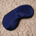 Smooth Pure Silk Sleep Rest Eye Mask Padded Shade Cover Travel Relax Eye Mask Sleeping Mask Comfortable Sleep Eye Cover With Adjustable Strap