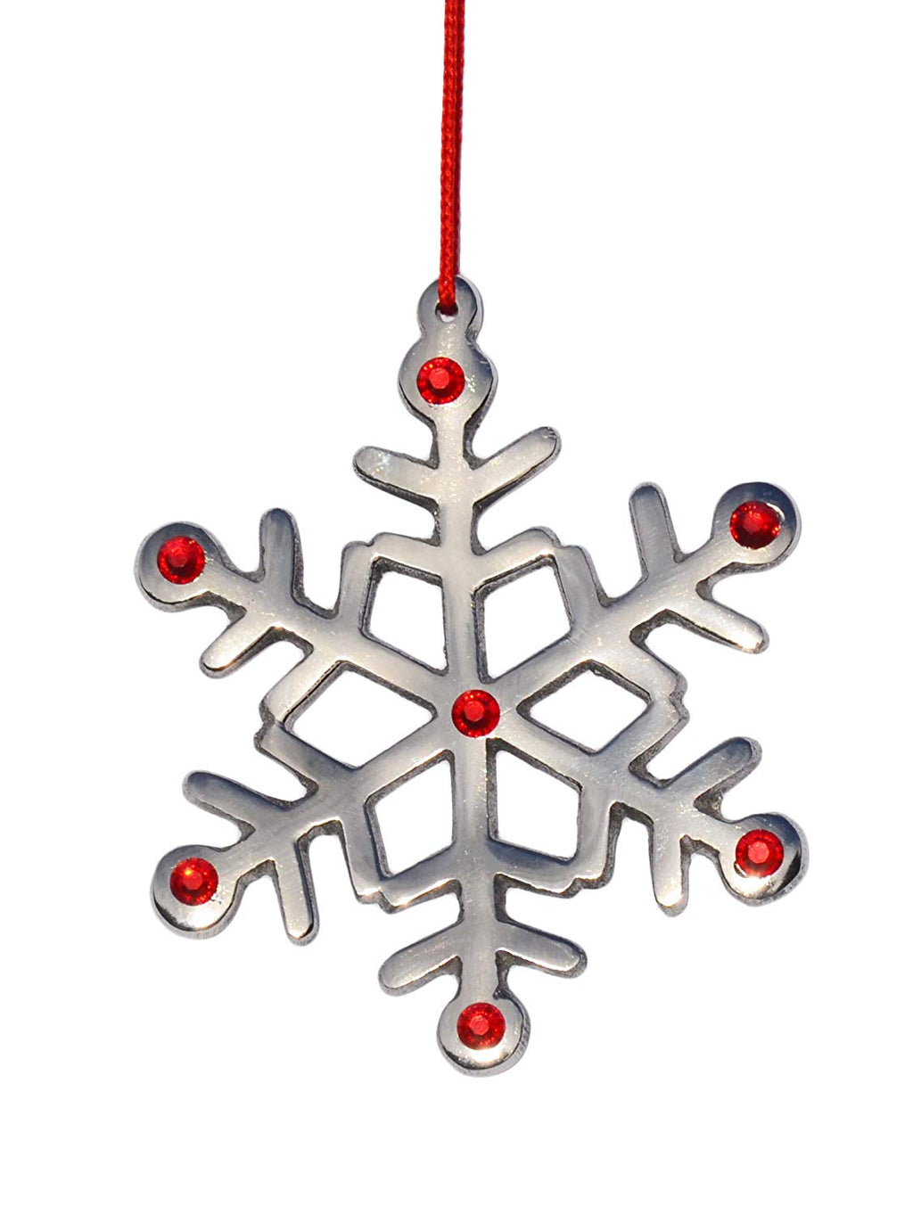 Snowflake Christmas Tree Ornament Decorations Set of 8