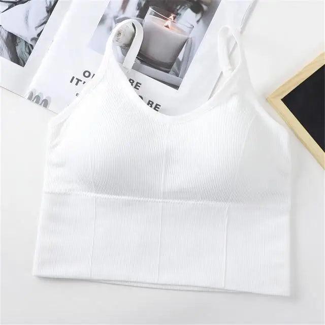 Soft Cotton Sports Bras For Women Push Up Solid Sports Bra Jogging Gym Women Sports Bra Girl Underwear Fitness Running Yoga Sport Tops