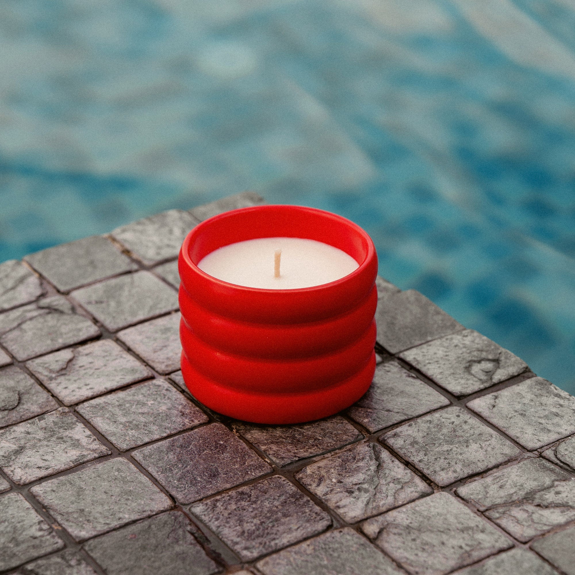 Soy Wax Ceramic Candle & Wick Trimmer Set