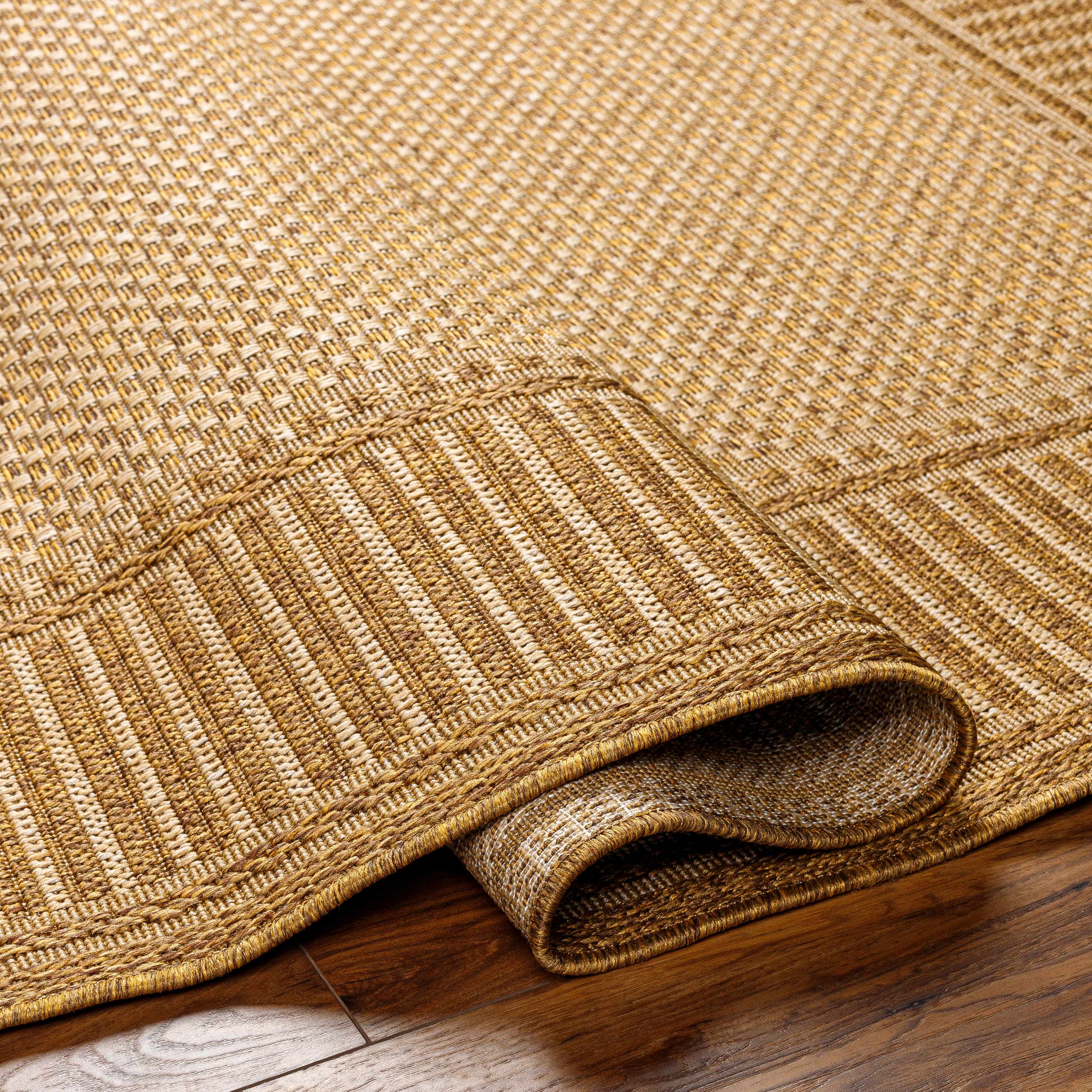 Amora Flatweave Faux Jute Outdoor Rug