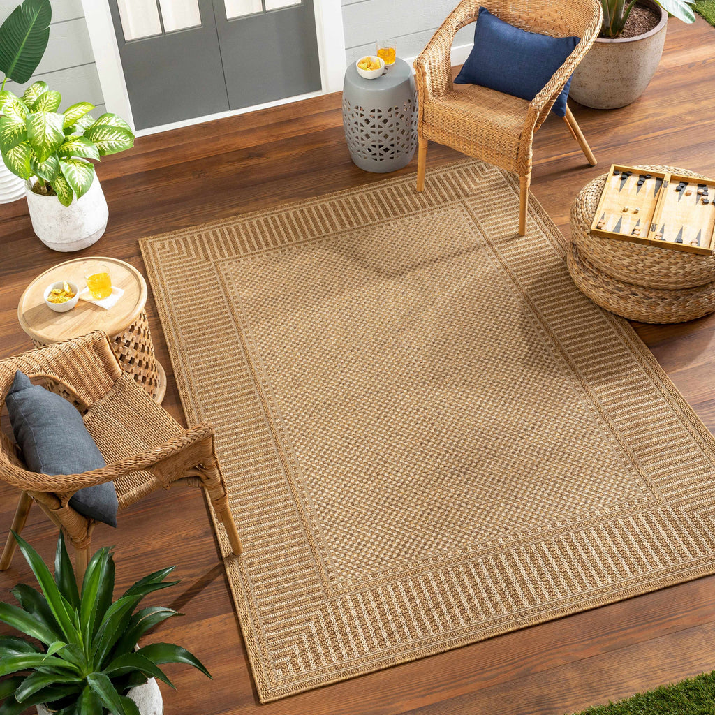 Amora Flatweave Faux Jute Outdoor Rug