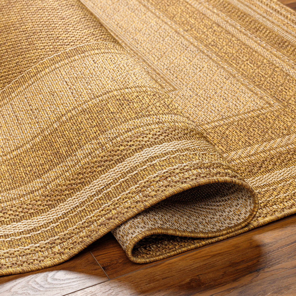 Chael Flatweave Faux Jute Outdoor Rug