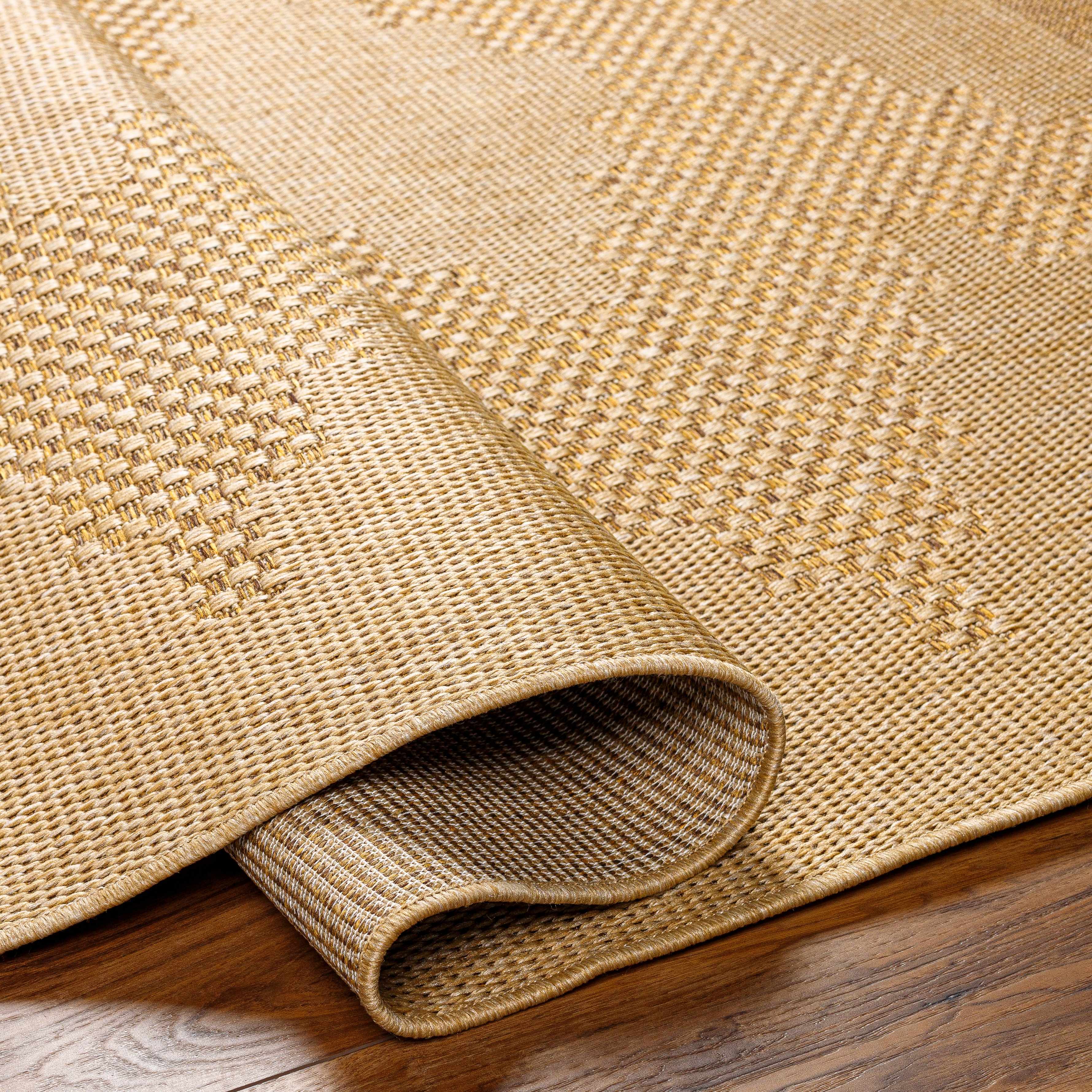 Colum Flatweave Faux Jute Outdoor Rug