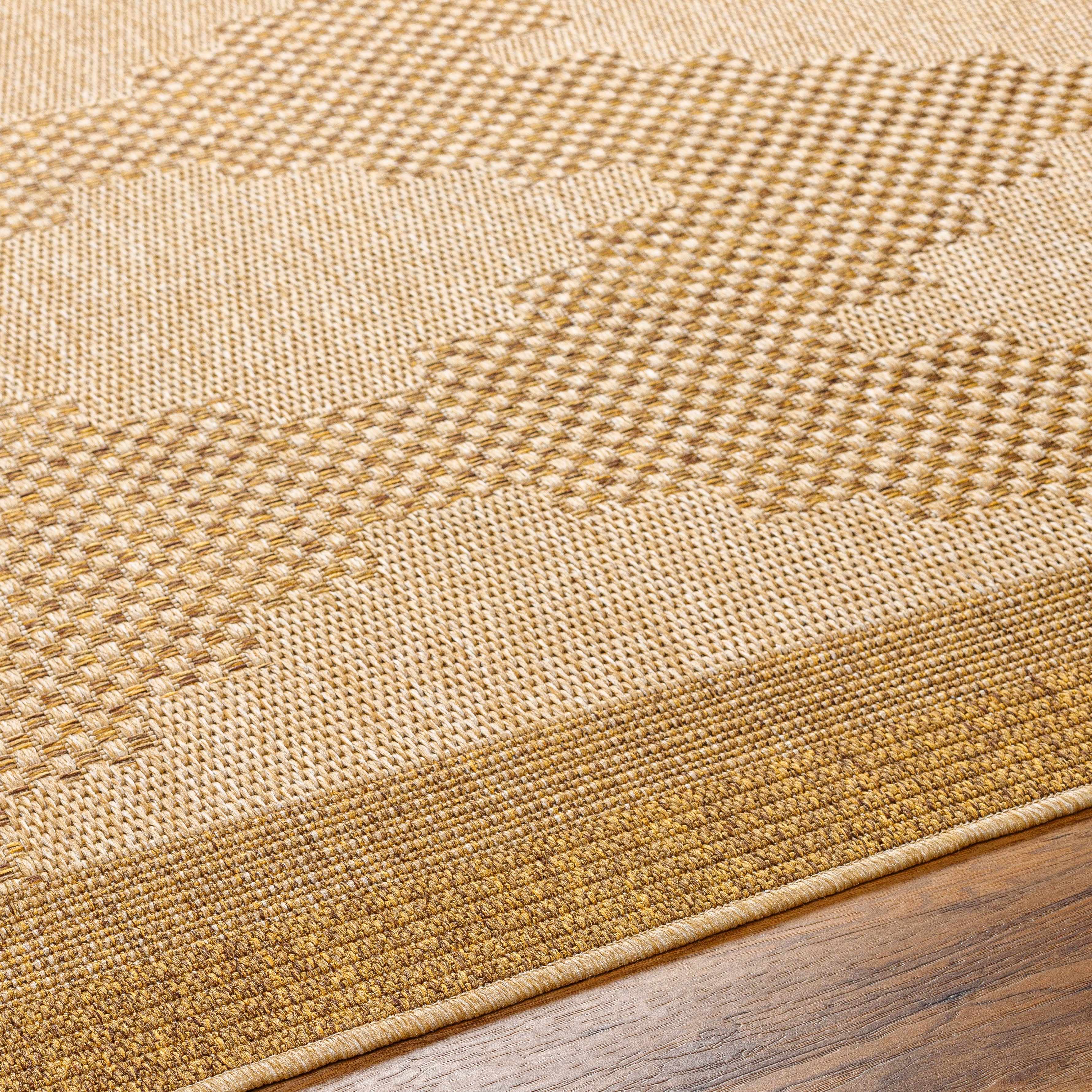 Colum Flatweave Faux Jute Outdoor Rug