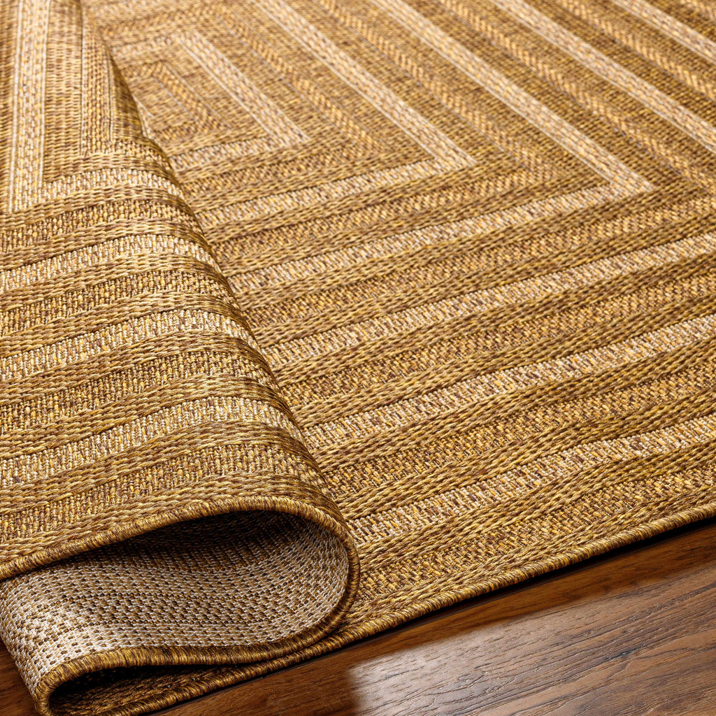 Dyami Flatweave Faux Jute Outdoor Rug