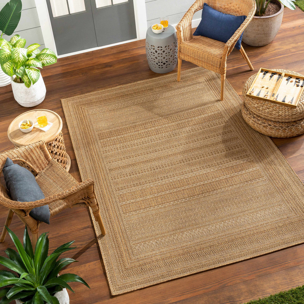 Freja Flatweave Faux Jute Outdoor Rug