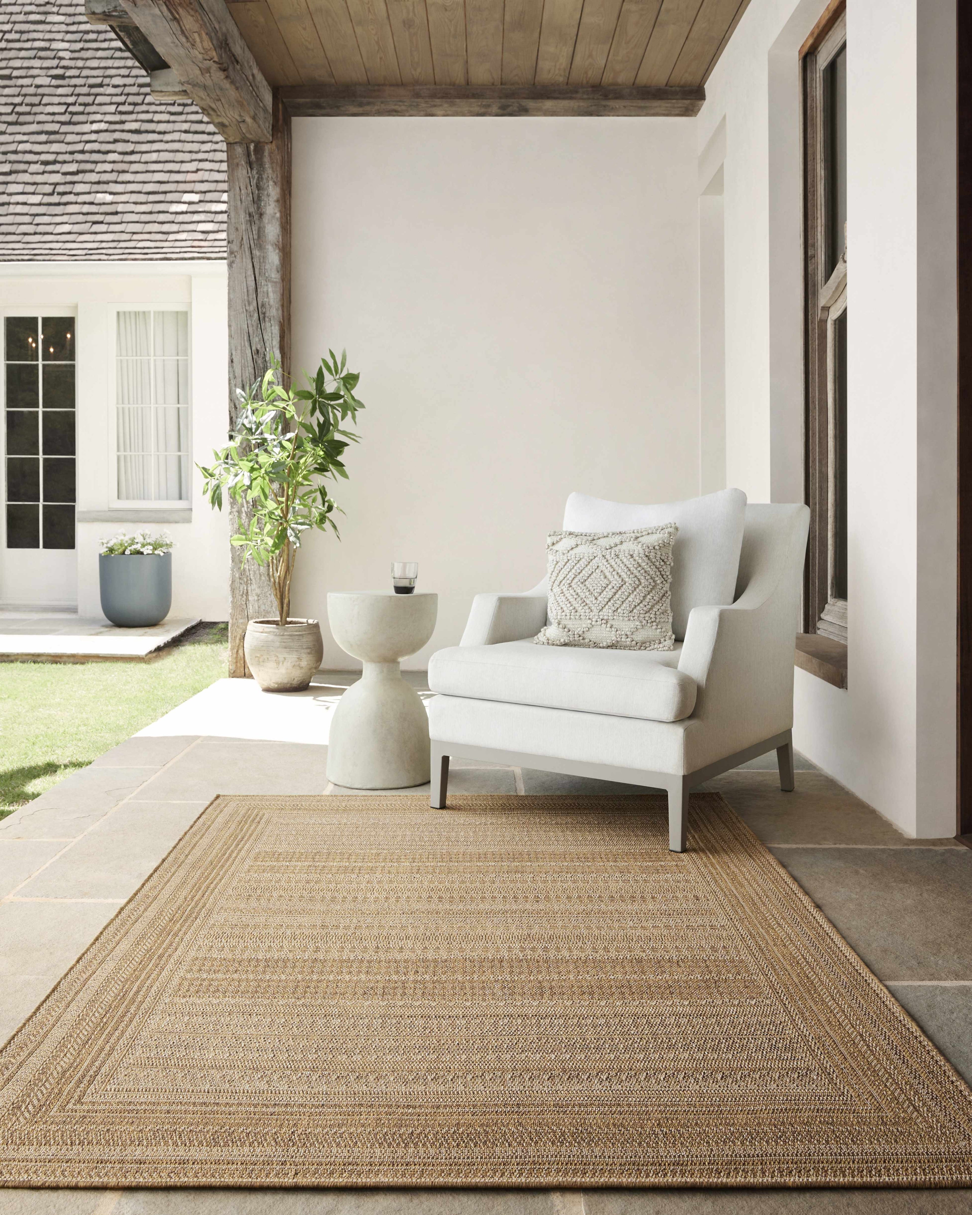 Freja Flatweave Faux Jute Outdoor Rug