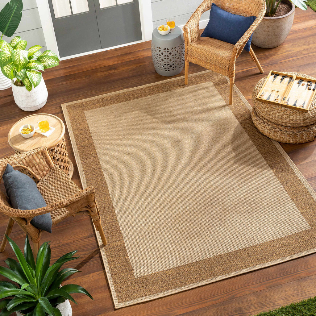 Inigo Flatweave Faux Jute Outdoor Rug