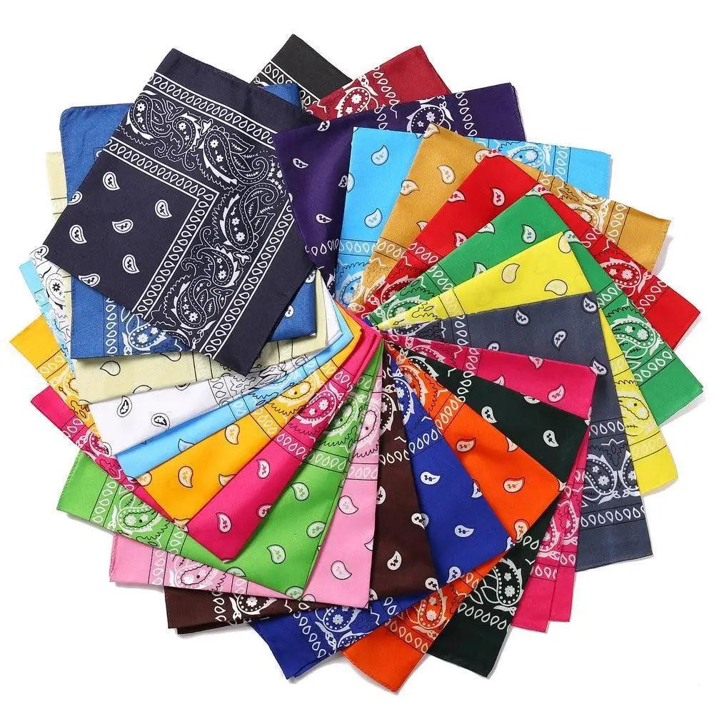 Stunning Print Bandana Hair Bands For Girls ,Women And Kids Unisex Square Scarf Turban Headband Hair Accessories