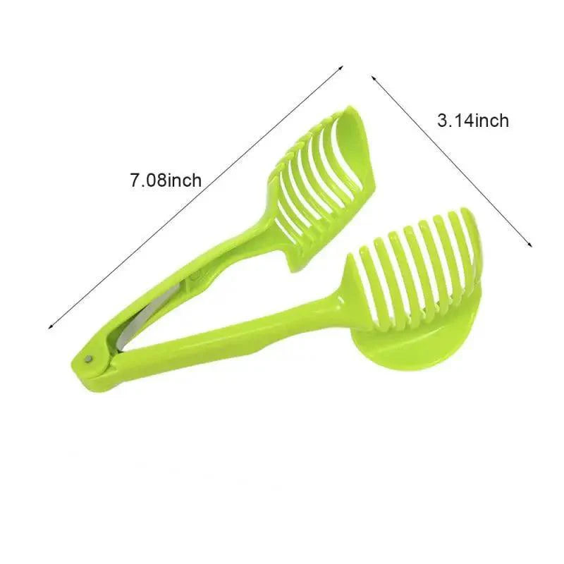 Stylish Handheld Kitchenware Tomato Slicer Bread Clip Fruit and Vegetable Cutter Potato Creative Gadget Kitchen Accessories