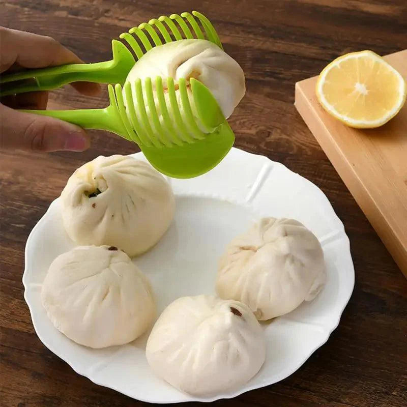 Stylish Handheld Kitchenware Tomato Slicer Bread Clip Fruit and Vegetable Cutter Potato Creative Gadget Kitchen Accessories