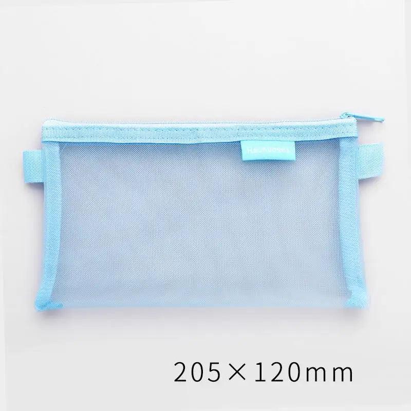Stylish Transparent Office Pencil Case Simple Design Pen Bags Cute Storage Lightweight Pencil Bags For Student