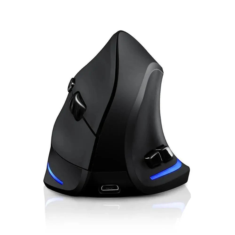 Stylish Vertical Wireless Mouse Game Rechargeable Ergonomic Mouse Modern Design RGB Optical USB Mice For Windows Mac 2400 DPI 2.4G Mice