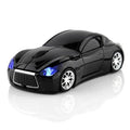 Stylish Wireless Computer Car Shape Mouse Mini 3D Ergonomic PC Gamer Mouse Retro Optical Mice 1600 DPI USB Receiver Suitable for PC/Computer/Laptop