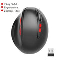 Stylish Wireless Gaming Mouse Vertical Ergonomic Rechargeable Gamer Mouse  Classic USB 7 Key Magic Mouse For PC Laptop Notebook Computer Desktop