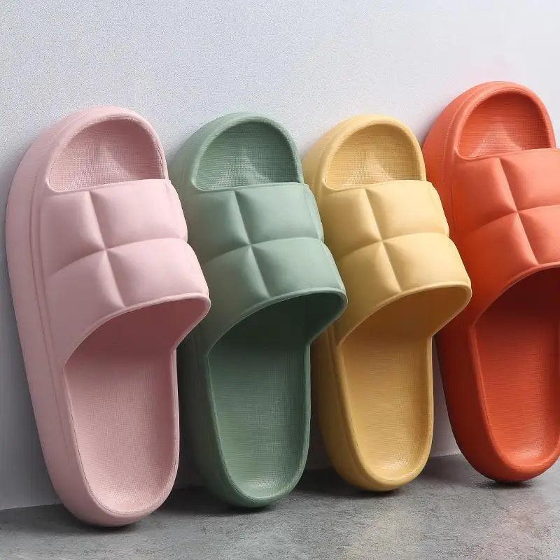 Summer Couple Men Women Slippers Non-Slip Comfortable Soft Colorful Elegant Slippers