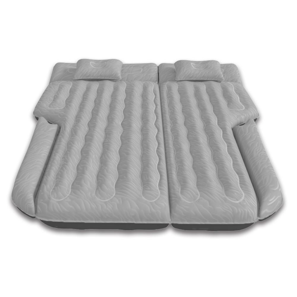 DikaSun Universal SUV Air Mattress – Upgraded Flocking, Extra-Thick Oxford Surface, with Electric Pump & 3M Charging Cable (Grey）)