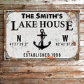 Family Lake House Anchor Sign
