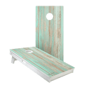 Teal Beach Wood Versatex All-Weather Cornhole Boards