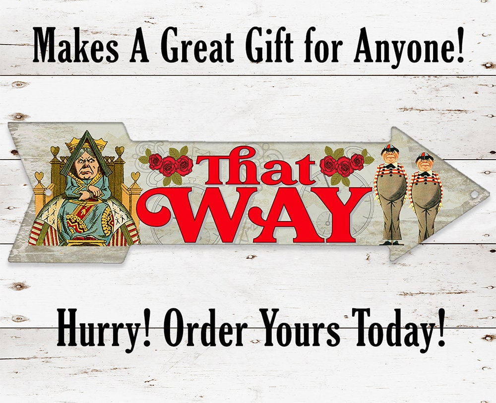 That Way - Directional Arrow - Metal Sign