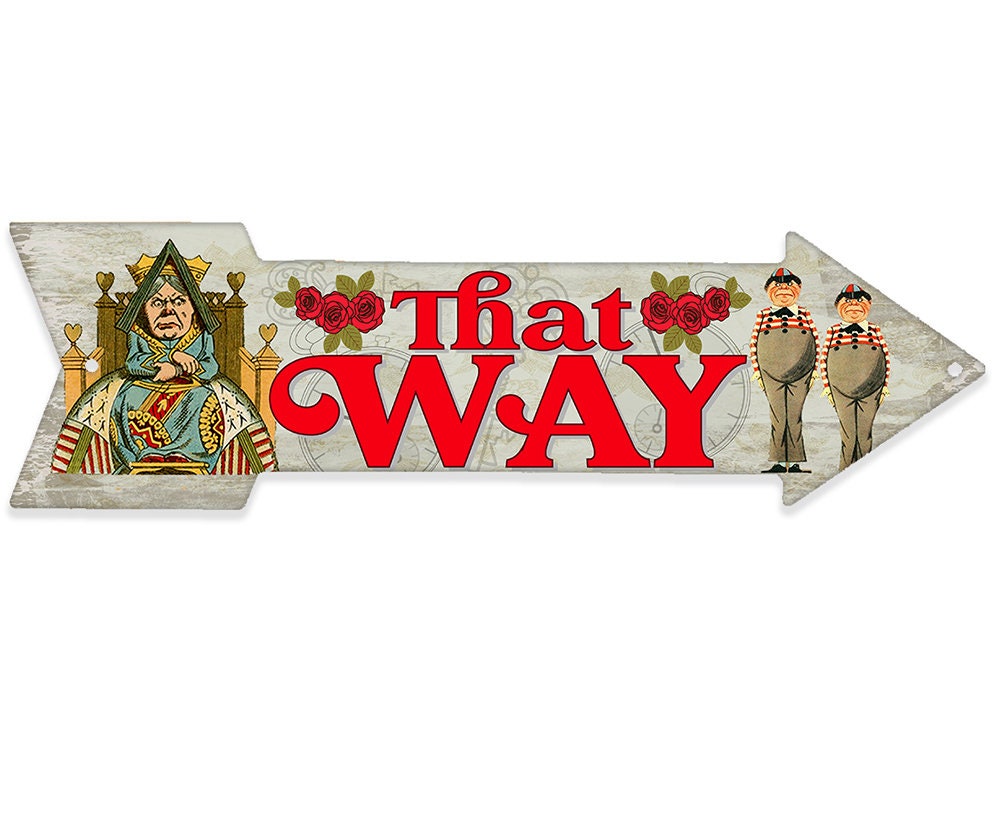 That Way - Directional Arrow - Metal Sign