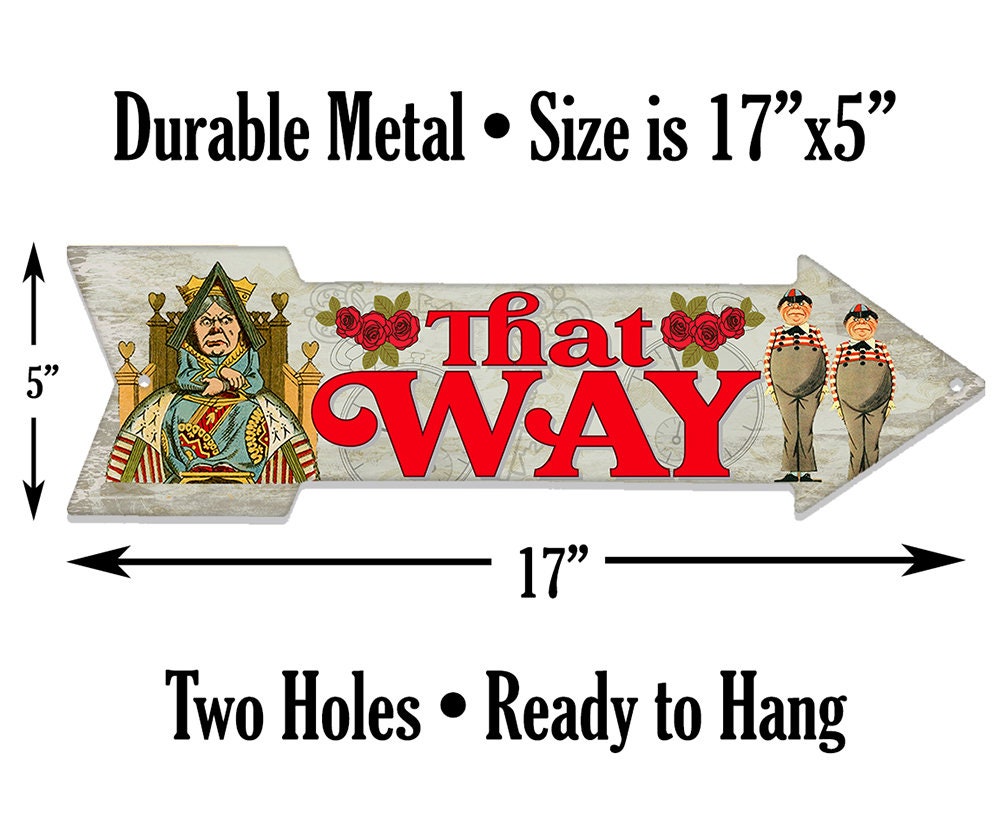 That Way - Directional Arrow - Metal Sign