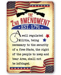 The 2nd Amendment Established 1791 - Metal Sign