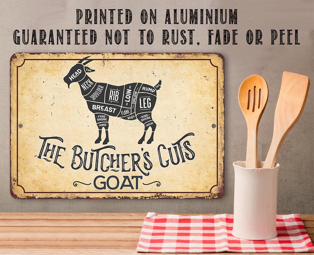 The Butcher's Cut GOAT - Metal Sign