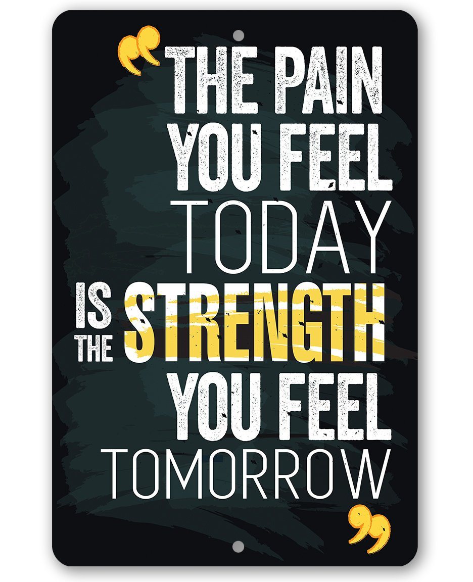 The Pain You Feel - Metal Sign
