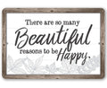 There Are So Many Beautiful - Metal Sign