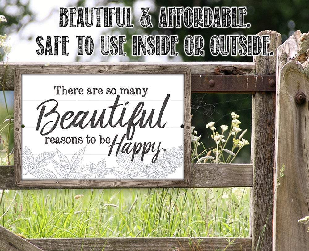 There Are So Many Beautiful - Metal Sign