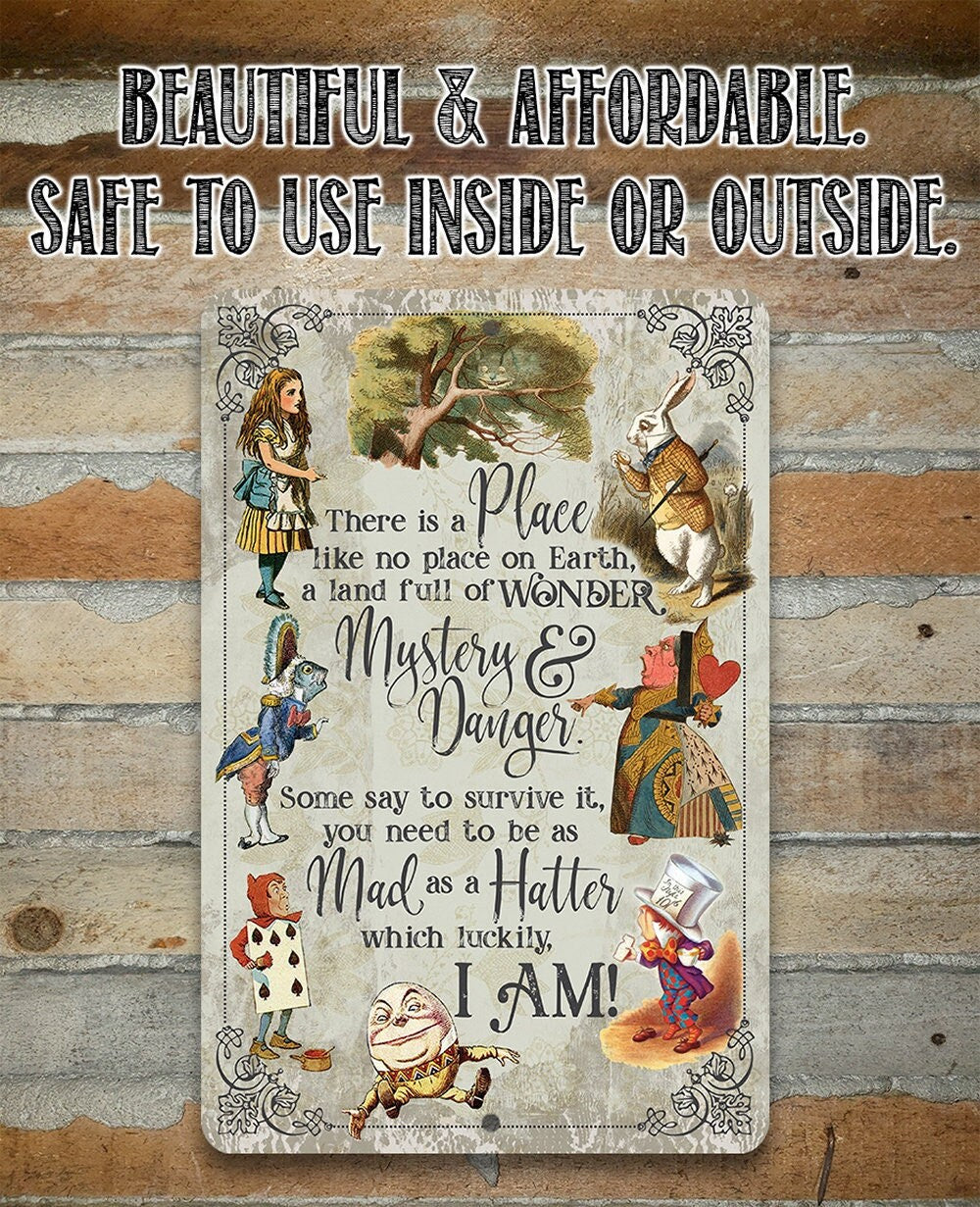 There Is A Place Like No Place On Earth - Metal Sign