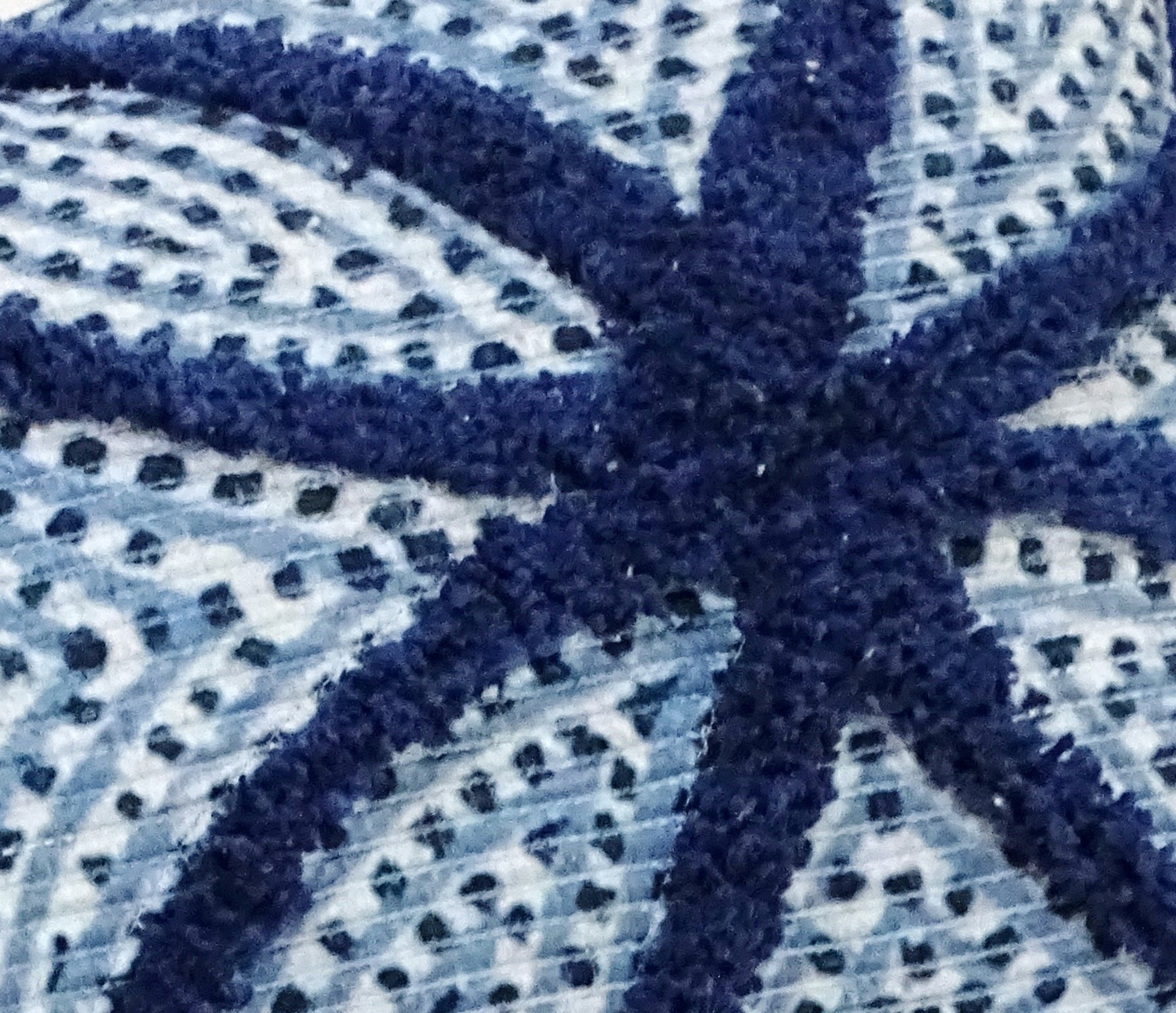 Blue Throw Pillow for couch 14" X 24"