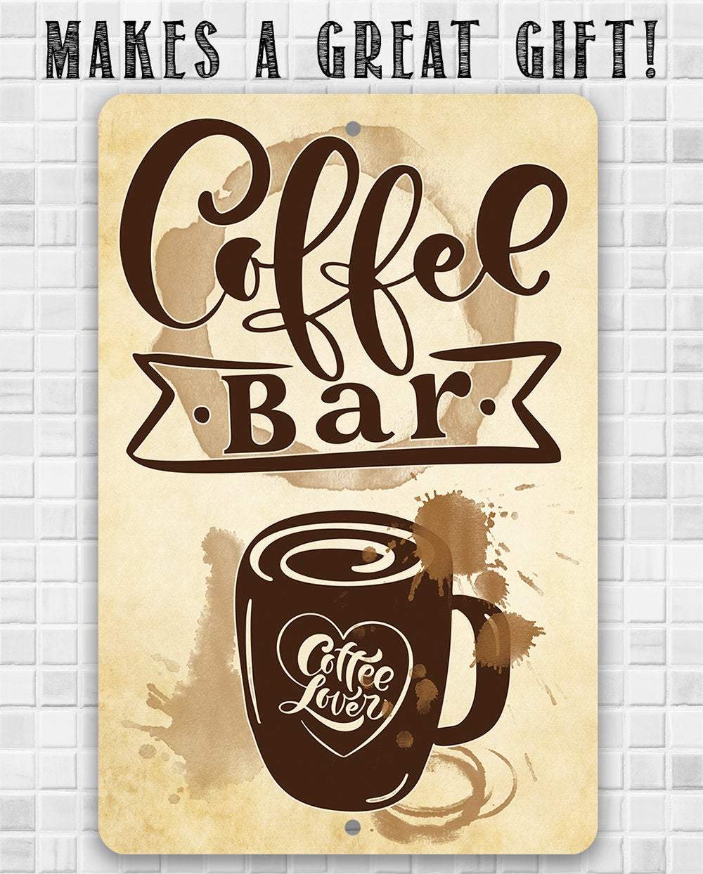 Coffee Bar Coffee Lover - Metal Sign